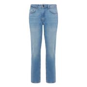 Stretch Denim Jeans Boggi Milano , Blue , Heren