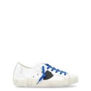 Paris X Leren Sneaker in Wit, Zwart en Blauw Philippe Model , White , ...
