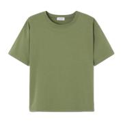 Oversize Army Vintage T-shirt American Vintage , Green , Dames