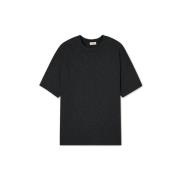 Bysapick Oversized Katoenen T-Shirt - Noir American Vintage , Black , ...