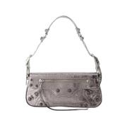 Leather balenciaga-bags Balenciaga , Gray , Dames