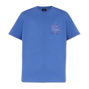 T-shirt met logo Etro , Blue , Dames
