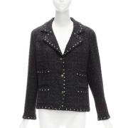 Pre-owned Fabric outerwear Chanel Vintage , Black , Dames