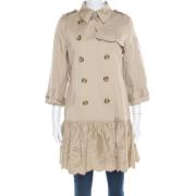 Pre-owned Cotton outerwear Valentino Vintage , Beige , Dames