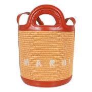 Arabesque Tropicalia Mini Bucket Marni , Orange , Dames