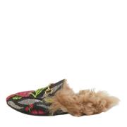 Pre-owned Fur sandals Gucci Vintage , Multicolor , Dames