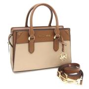 Pre-owned Leather handbags Michael Kors Pre-owned , Beige , Dames