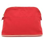 Pre-owned Cotton handbags Hermès Vintage , Red , Dames
