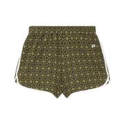 Katoenen Korte Shorts voor Vrouwen Wales Bonner , Green , Dames