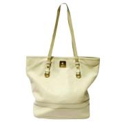Pre-owned Canvas backpacks Louis Vuitton Vintage , White , Dames