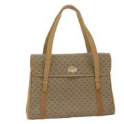 Pre-owned Canvas shoulder-bags Gucci Vintage , Beige , Dames