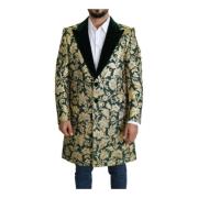 Groene Jacquard Sicilia Jas Dolce & Gabbana , Green , Heren