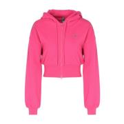 Roze Reamag Hoodie Adidas by Stella McCartney , Pink , Dames
