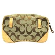 Pre-owned Canvas clutches Coach Pre-owned , Brown , Dames