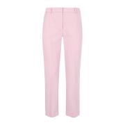 Elegante Roze Polyester en Viscose Broek Max Mara Weekend , Pink , Dam...