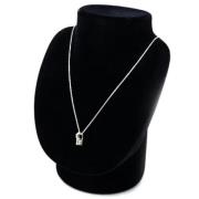 Pre-owned White Gold necklaces Louis Vuitton Vintage , Gray , Dames