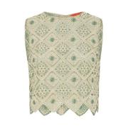 Aria Top - Luxueus en Licht La DoubleJ , Beige , Dames