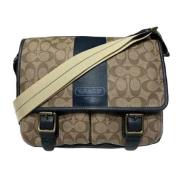 Pre-owned Canvas shoppers Coach Pre-owned , Brown , Dames