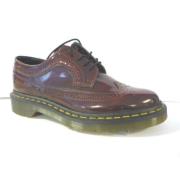 Bordeaux Gelakte Schoenen Dr. Martens , Red , Heren