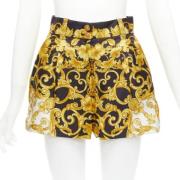 Pre-owned Silk bottoms Versace Pre-owned , Yellow , Dames