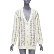 Pre-owned Wool tops Valentino Vintage , Beige , Dames