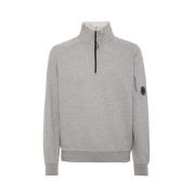 Italiaanse lichtgewicht fleece zip sweatshirt C.p. Company , Gray , He...