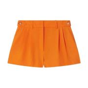 Luxe Viscose Short Shorts Stella McCartney , Orange , Dames