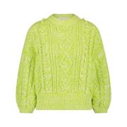 Suzy Pullover - 3/4 Mouw Fabienne Chapot , Yellow , Dames