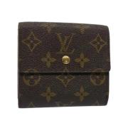 Pre-owned Coated canvas wallets Louis Vuitton Vintage , Brown , Dames