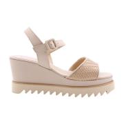 Blues Sandaal Luca Grossi , Beige , Dames