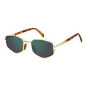 Goud Honing Havana Zonnebril Eyewear by David Beckham , Brown , Heren