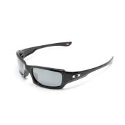 Zwarte zonnebril voor dagelijks gebruik Oakley , Black , Heren