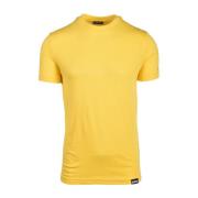 Gele T-shirt voor mannen Dsquared2 , Yellow , Heren