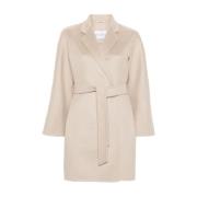 Harold Coat - Stijlvolle Buitenkleding Max Mara , Pink , Dames