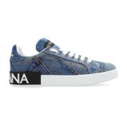 ‘Portofino’ denim sneakers Dolce & Gabbana , Blue , Dames