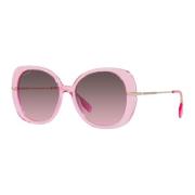 Eugenie Sunglasses Pink/Grey Shaded Burberry , Multicolor , Dames