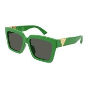 Green Sunglasses Bv1198Sa Bottega Veneta , Green , Dames