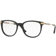 Leather Check Sunglasses Collection Burberry , Black , Unisex