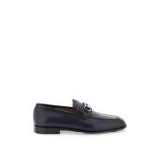 Gancini Loafers van korrelig leer Salvatore Ferragamo , Blue , Heren