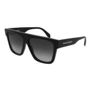 Black/Grey Shaded Sunglasses Alexander McQueen , Black , Heren