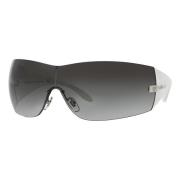 White/Grey Shaded Sunglasses Versace , Gray , Unisex