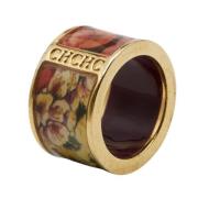 Pre-owned Metal rings Carolina Herrera Pre-owned , Yellow , Dames