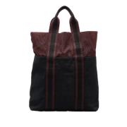 Pre-owned Canvas totes Hermès Vintage , Red , Dames