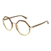 Brown Gold Sunglasses Frames Chloé , Yellow , Unisex