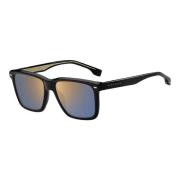 Boss Sunglasses Black/Brown Blue Shaded Hugo Boss , Black , Heren