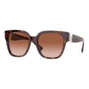 Red Havana Sunglasses Valentino , Brown , Dames