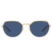 Gold/Blue Sunglasses Vogue , Multicolor , Dames