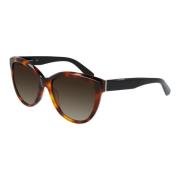 Havana/Brown Shaded Sunglasses Calvin Klein , Multicolor , Dames