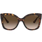 Havana Zonnebril met Bruin Shaded Glazen Vogue , Multicolor , Dames