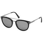 Black/Grey Sunglasses Ermenegildo Zegna , Multicolor , Unisex